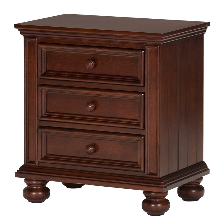 28'' Tall 3 - Drawer Nightstand  Set of 2