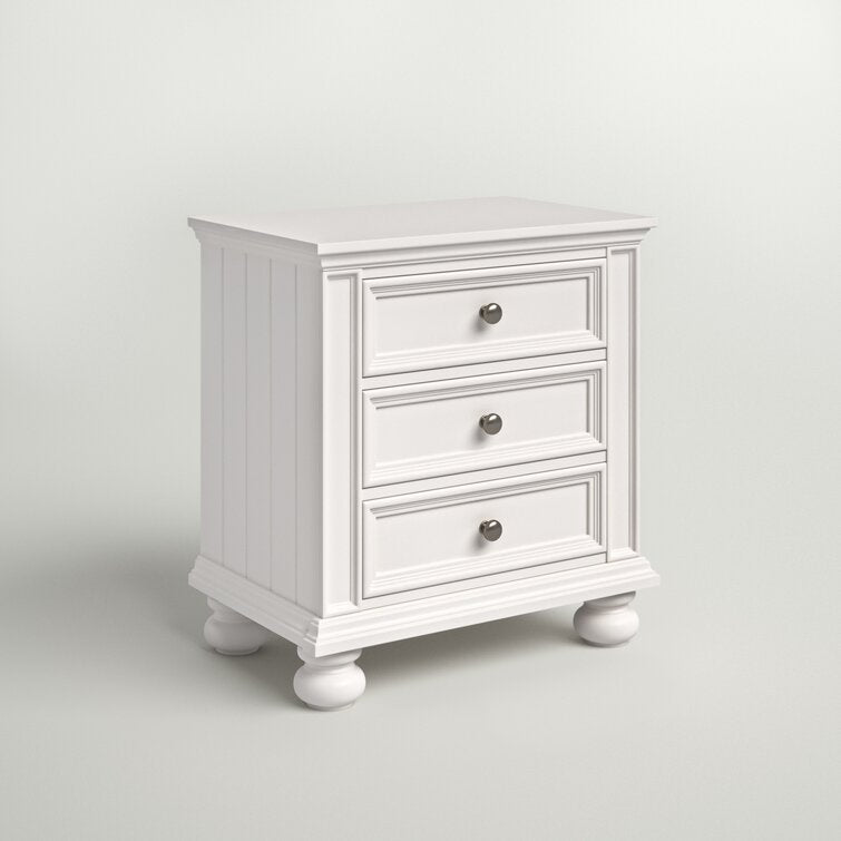 28'' Tall 3 - Drawer Nightstand  Set of 2