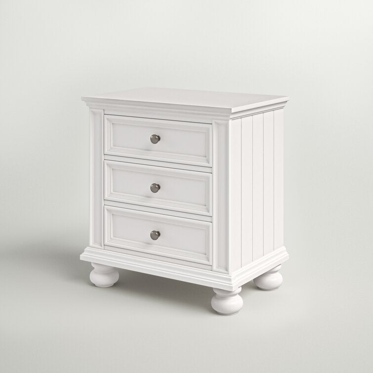 28'' Tall 3 - Drawer Nightstand  Set of 2