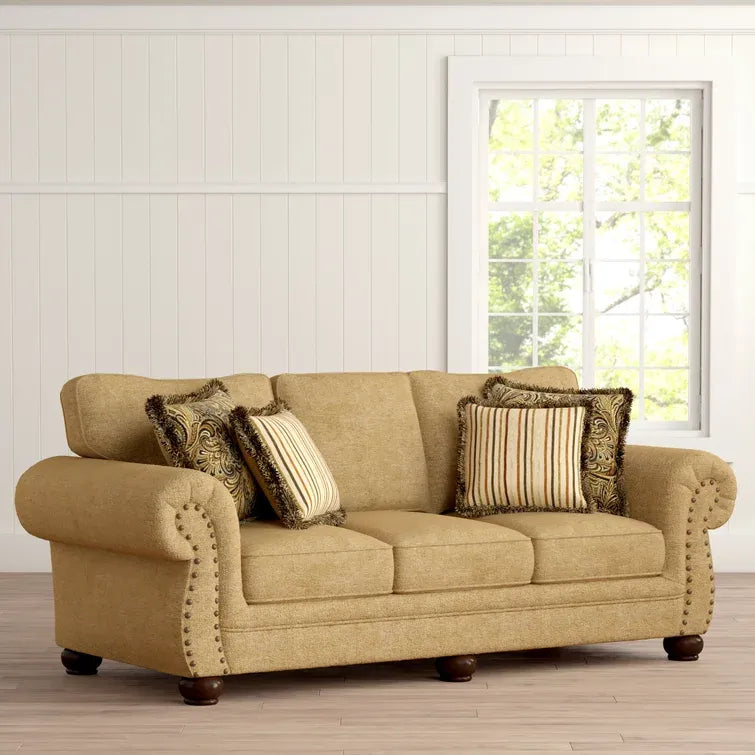 Freida 93'' Rolled Arm Sofa